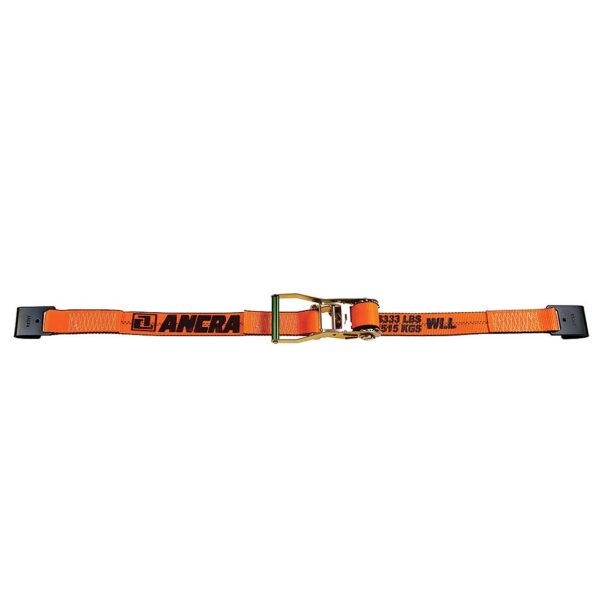 Ancra 2" x 30' Extreme Orange Ratchet Flat Hook