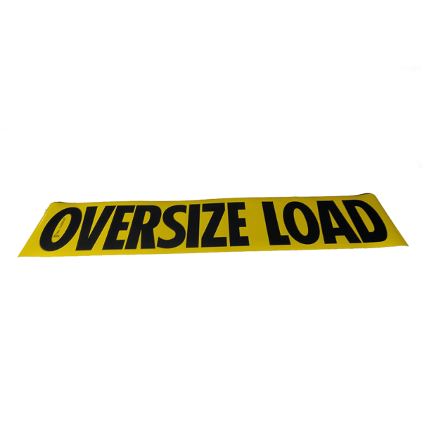 magnetic 12" x 72" oversize load sign