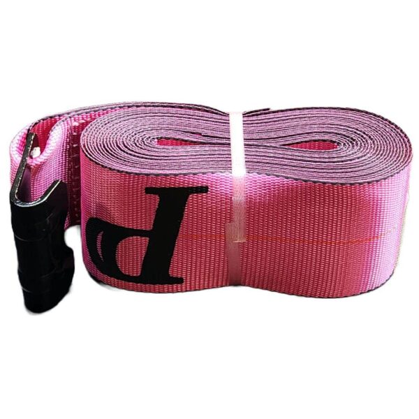 4" X 30' pink winch strap semi trailer