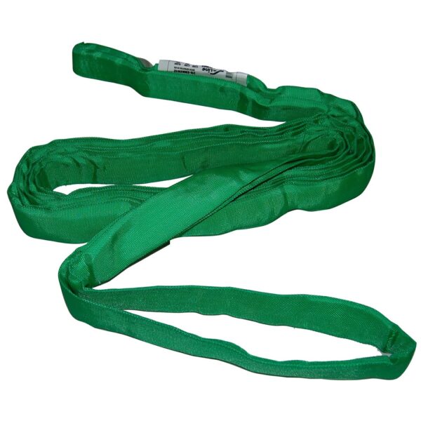 Round Lifting Sling Green Endless