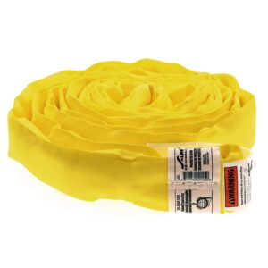 Round Lifting Sling Yellow Endless 3” x 12’