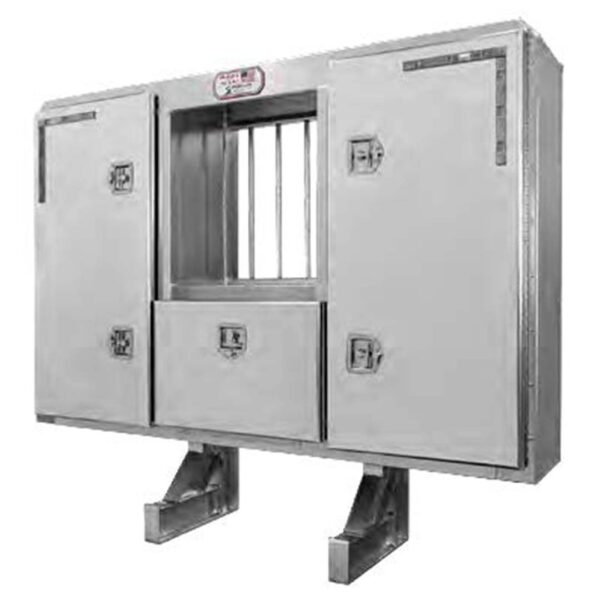 Sturdy-Lite 3 door Vault with Bar Window Semi Trucks